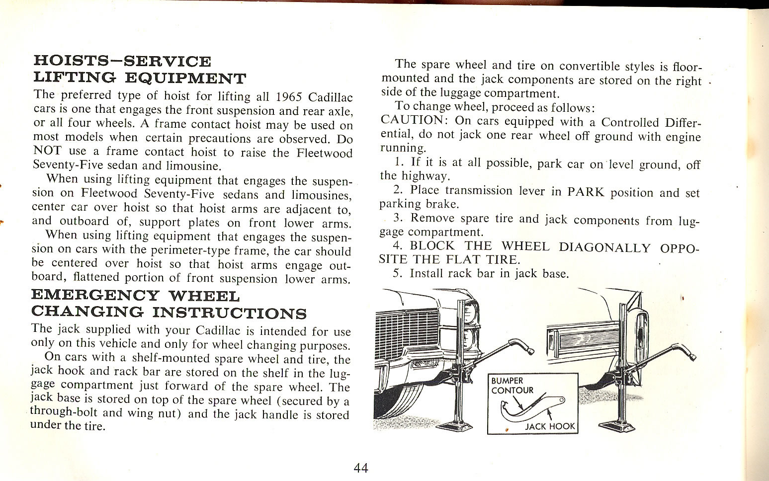 1965 Cadillac Owners Manual Page 37
